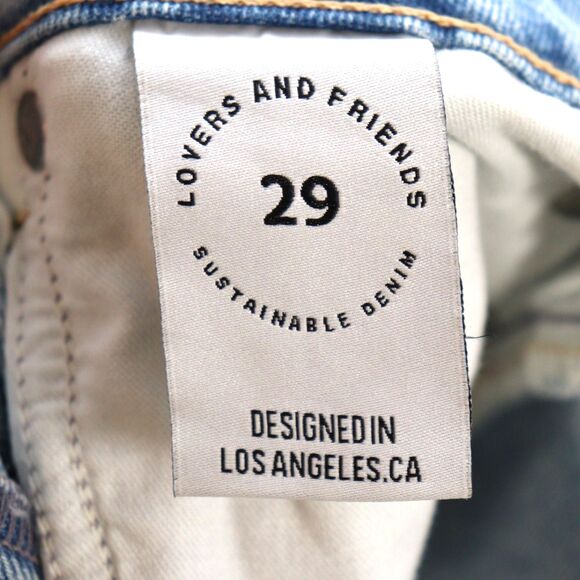 Lovers and Friends Reece High Rise Rigid Slim Straight Jean 29 - Picture 5 of 5
